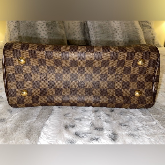 Authentic Louis Vuitton Duomo Damier Ebene Check Canvas Hobo Tote - Picture 8 of 10